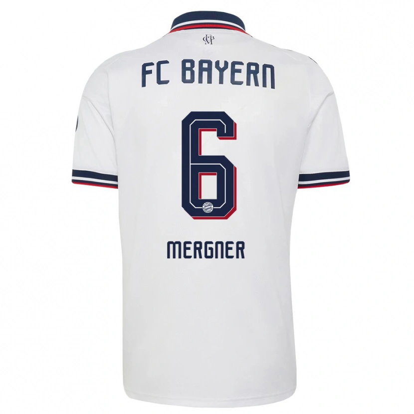 Danxen Heren Max Mergner #6 Wit Grijs Rood Uitshirt Uittenue 2026/27 T-Shirt België