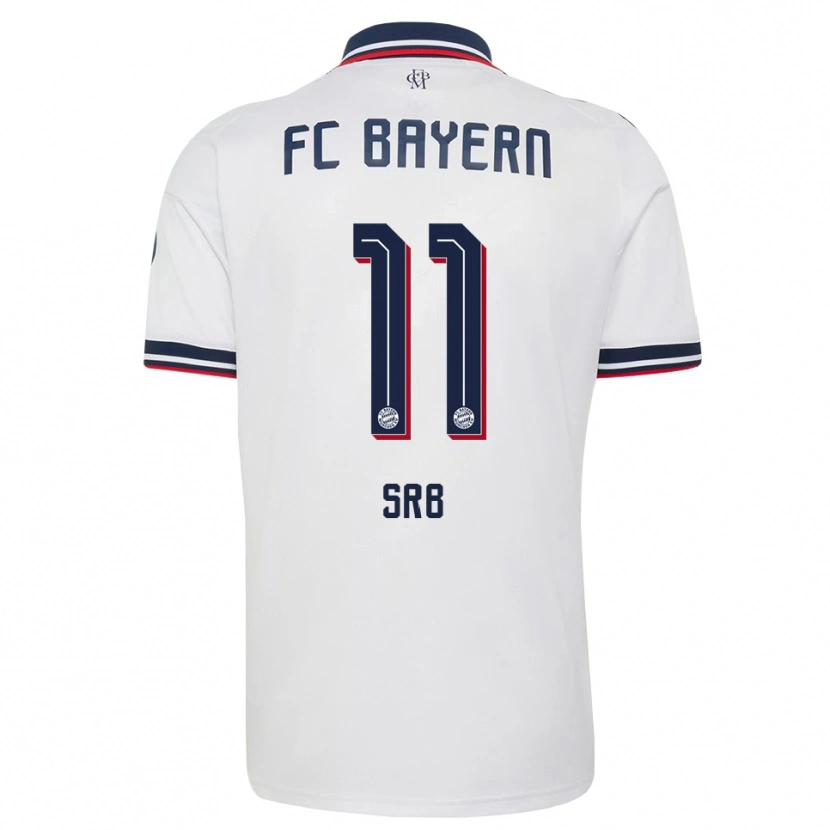 Danxen Heren Matous Srb #11 Wit Grijs Rood Uitshirt Uittenue 2026/27 T-Shirt België