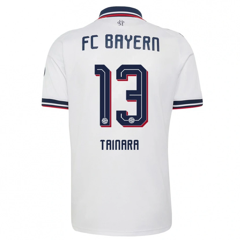 Danxen Heren Tainara #13 Wit Grijs Rood Uitshirt Uittenue 2026/27 T-Shirt België