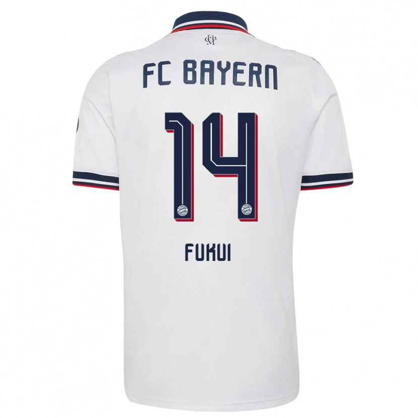 Danxen Heren Taichi Fukui #14 Wit Grijs Rood Uitshirt Uittenue 2026/27 T-Shirt België