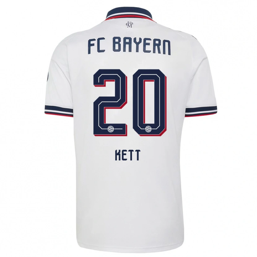Danxen Heren Franziska Kett #20 Wit Grijs Rood Uitshirt Uittenue 2026/27 T-Shirt België