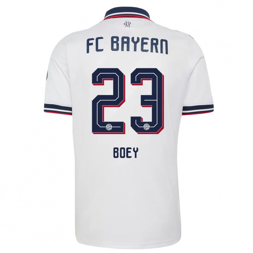 Danxen Heren Sacha Boey #23 Wit Grijs Rood Uitshirt Uittenue 2026/27 T-Shirt België