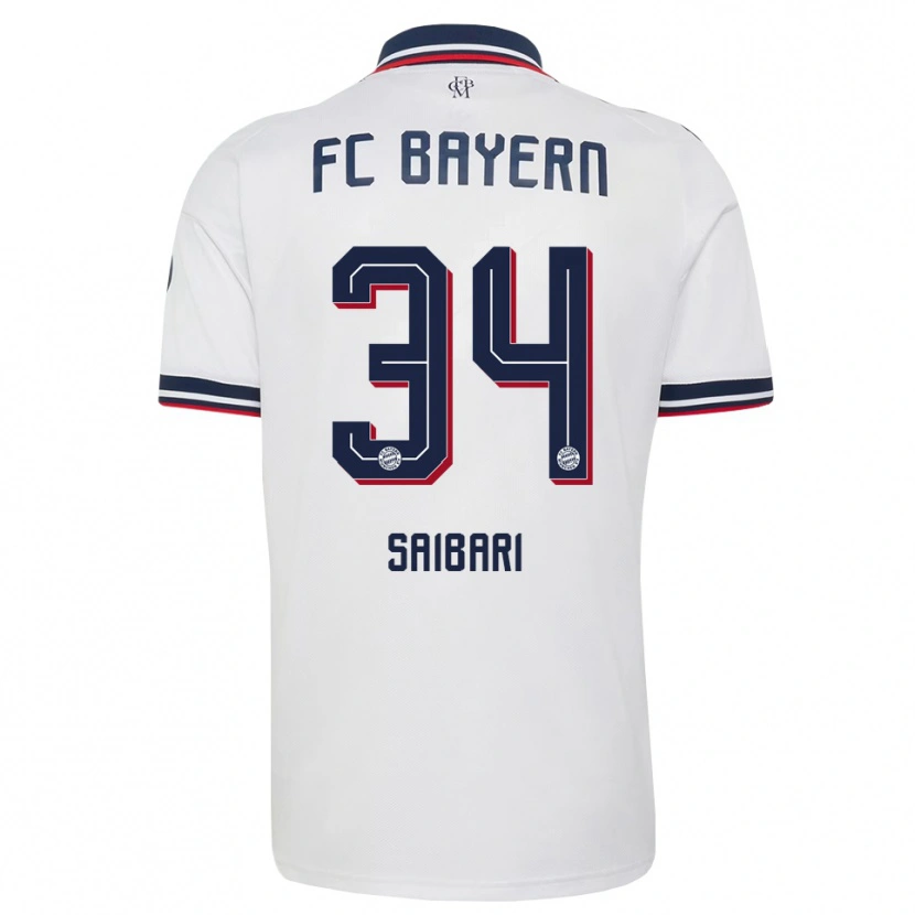 Danxen Heren Ismael Saibari #34 Wit Grijs Rood Uitshirt Uittenue 2026/27 T-Shirt België
