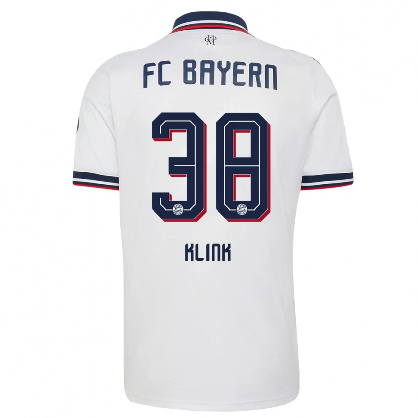 Danxen Heren Anna Klink #38 Wit Grijs Rood Uitshirt Uittenue 2026/27 T-Shirt België
