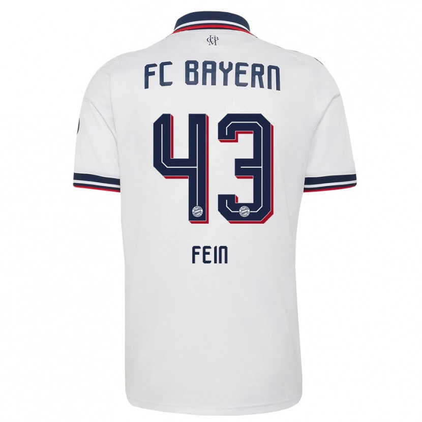 Danxen Heren Adrian Fein #43 Wit Grijs Rood Uitshirt Uittenue 2026/27 T-Shirt België