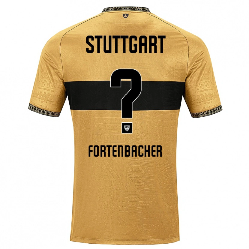 Danxen Heren Jannik Fortenbacher #0 Bruin Zwart Wit Uitshirt Uittenue 2026/27 T-Shirt België