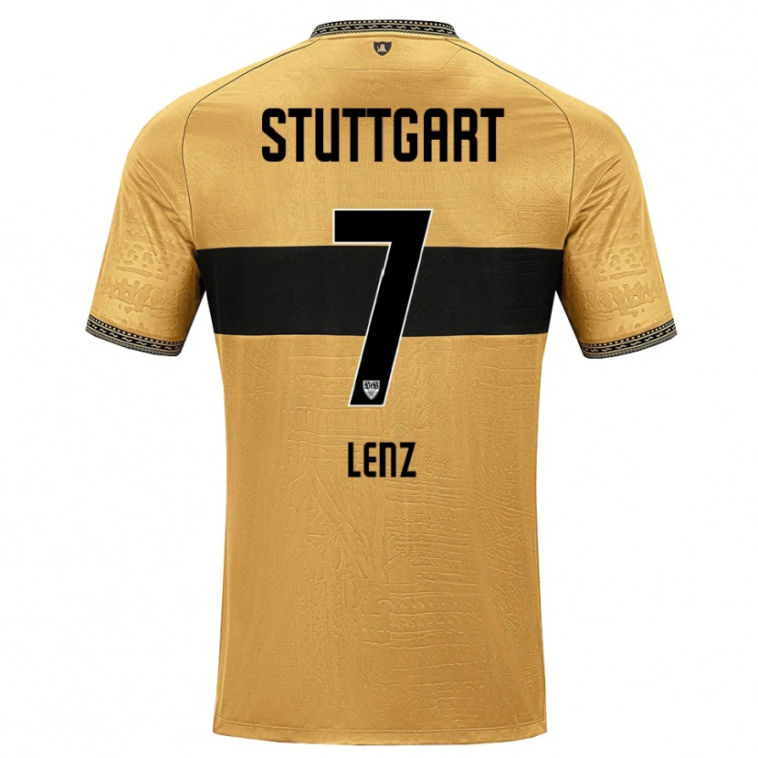 Danxen Heren Vadim Lenz #7 Bruin Zwart Wit Uitshirt Uittenue 2026/27 T-Shirt België