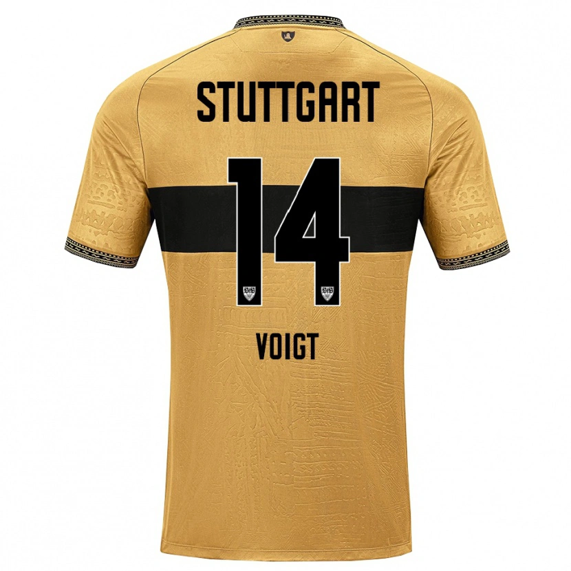 Danxen Heren Max Voigt #14 Bruin Zwart Wit Uitshirt Uittenue 2026/27 T-Shirt België