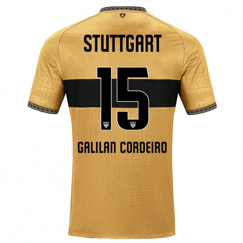 Danxen Heren Guilherme Galilan Cordeiro #15 Bruin Zwart Wit Uitshirt Uittenue 2026/27 T-Shirt België