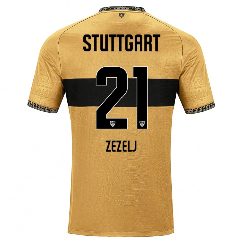 Danxen Heren Neno Zezelj #21 Bruin Zwart Wit Uitshirt Uittenue 2026/27 T-Shirt België