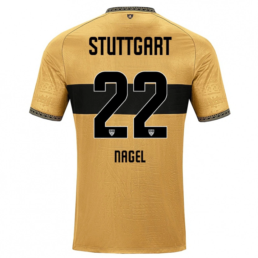 Danxen Heren Lucas Nagel #22 Bruin Zwart Wit Uitshirt Uittenue 2026/27 T-Shirt België