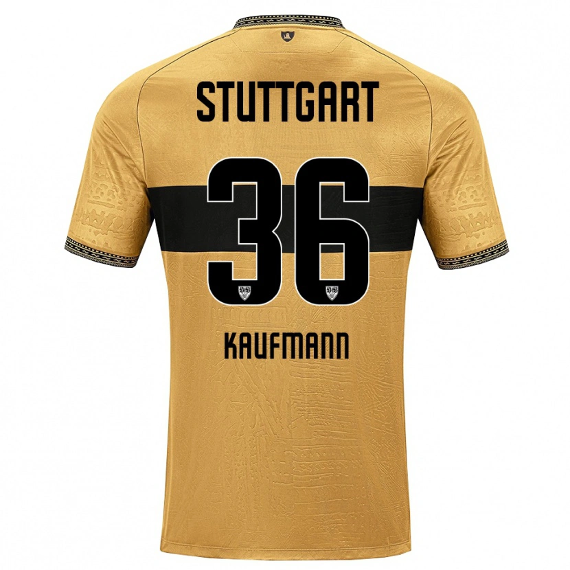 Danxen Heren Tino Kaufmann #36 Bruin Zwart Wit Uitshirt Uittenue 2026/27 T-Shirt België