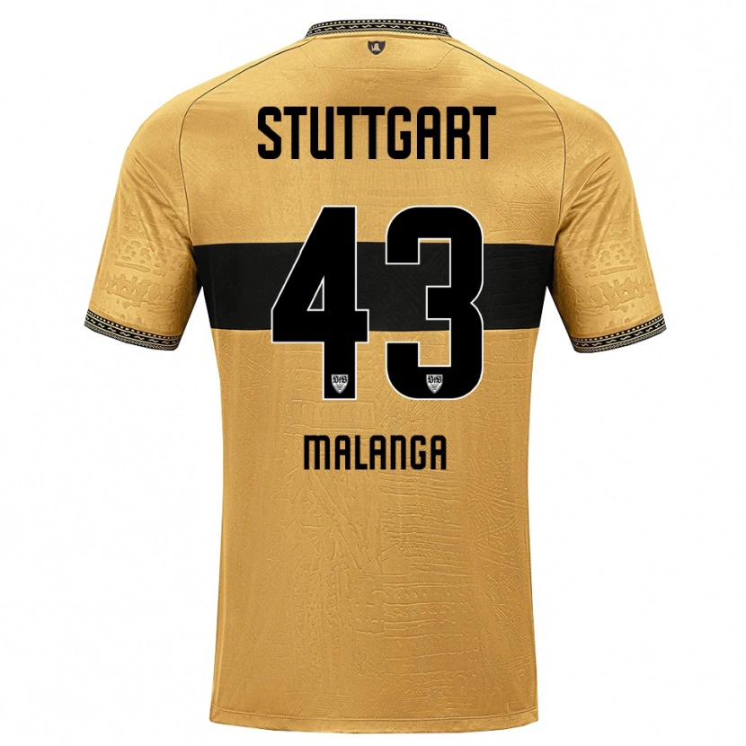 Danxen Heren Jarzinho Malanga #43 Bruin Zwart Wit Uitshirt Uittenue 2026/27 T-Shirt België