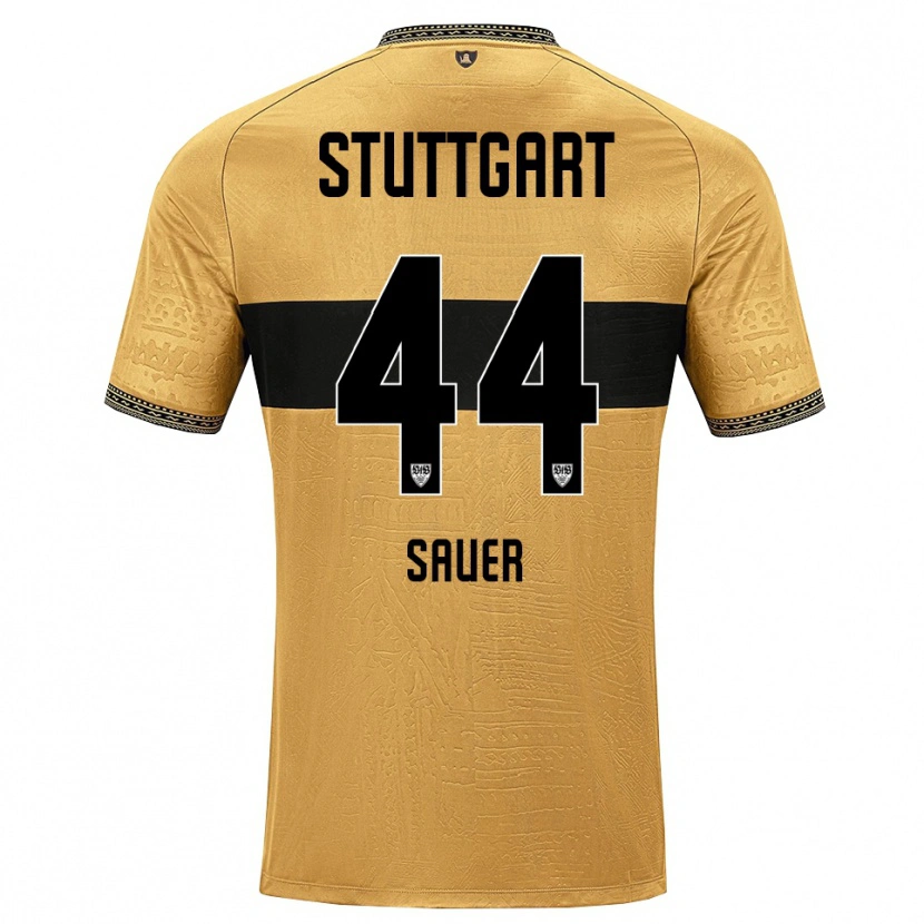 Danxen Heren Leo Sauer #44 Bruin Zwart Wit Uitshirt Uittenue 2026/27 T-Shirt België