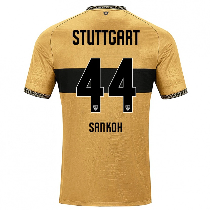 Danxen Heren Mohamed Sankoh #44 Bruin Zwart Wit Uitshirt Uittenue 2026/27 T-Shirt België