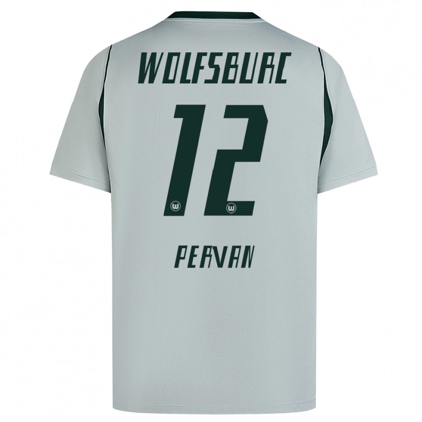 Danxen Heren Pavao Pervan #12 Grijs Groen Uitshirt Uittenue 2026/27 T-Shirt België