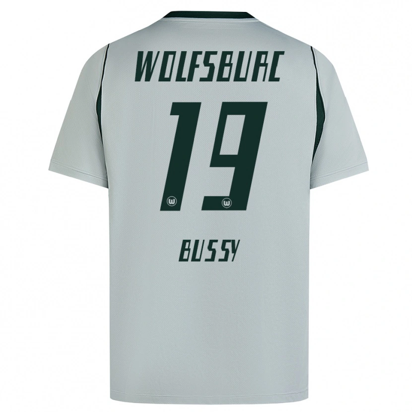 Danxen Heren Kessya Bussy #19 Grijs Groen Uitshirt Uittenue 2026/27 T-Shirt België