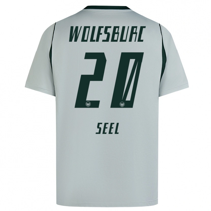 Danxen Heren William Seel #20 Grijs Groen Uitshirt Uittenue 2026/27 T-Shirt België