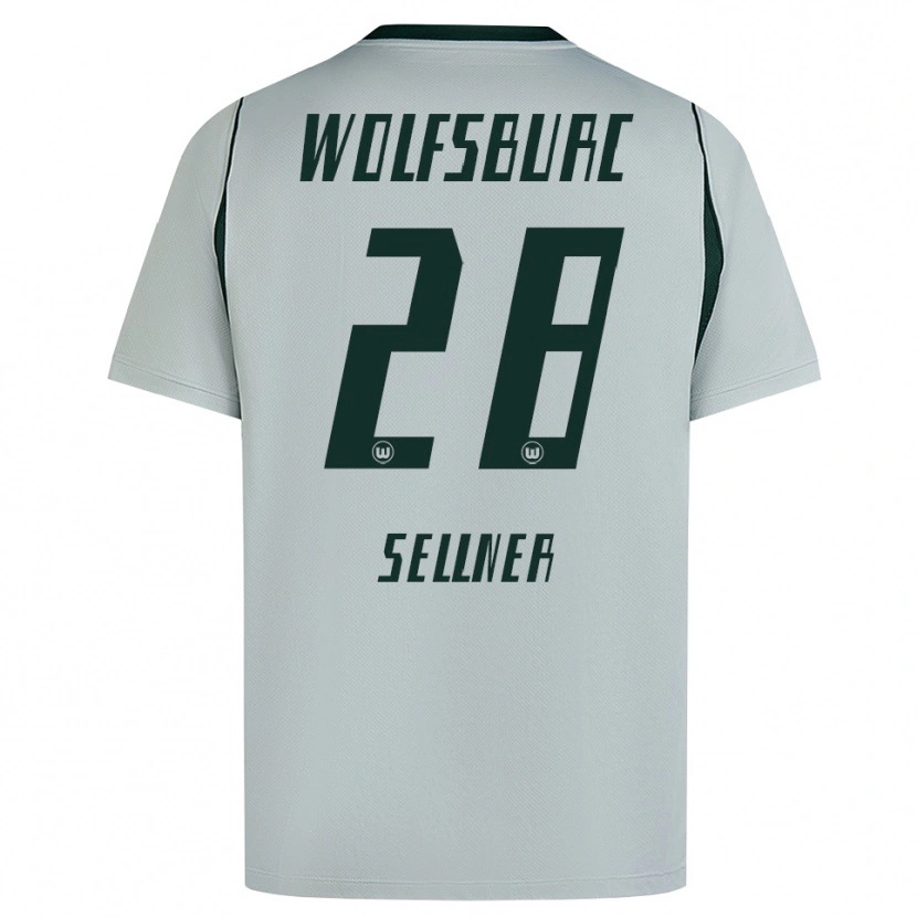 Danxen Heren Tabea Sellner #28 Grijs Groen Uitshirt Uittenue 2026/27 T-Shirt België
