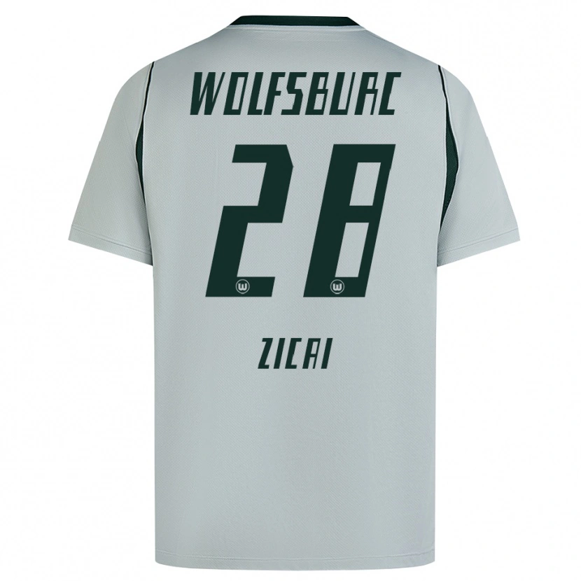 Danxen Heren Cora Zicai #28 Grijs Groen Uitshirt Uittenue 2026/27 T-Shirt België