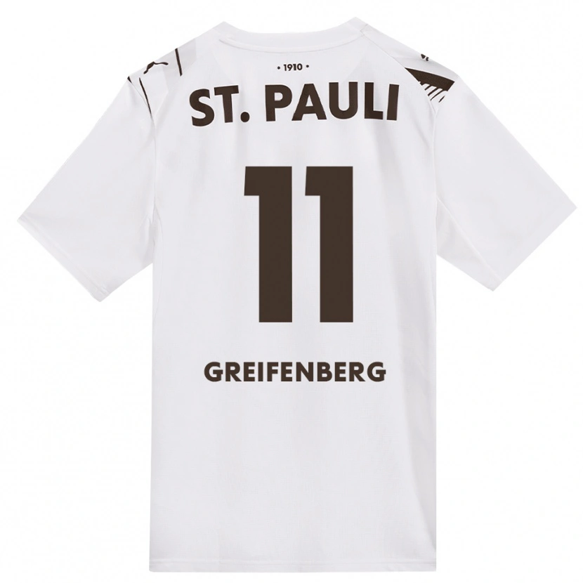 Danxen Heren Ann-Sophie Greifenberg #11 Cafe Wit Rood Uitshirt Uittenue 2026/27 T-Shirt België