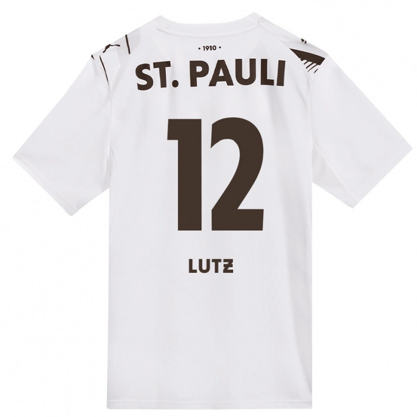 Danxen Heren Josefin Lutz #12 Cafe Wit Rood Uitshirt Uittenue 2026/27 T-Shirt België