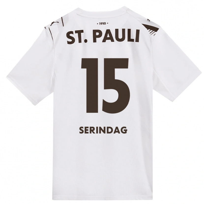 Danxen Heren Levin Serindag #15 Cafe Wit Rood Uitshirt Uittenue 2026/27 T-Shirt België