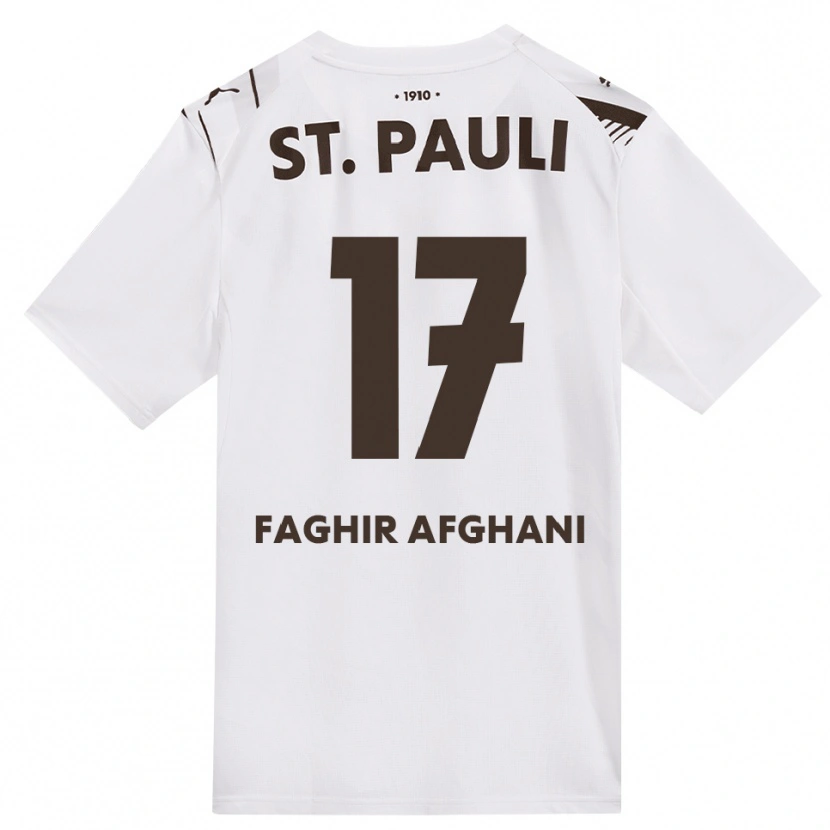 Danxen Heren Younan Faghir Afghani #17 Cafe Wit Rood Uitshirt Uittenue 2026/27 T-Shirt België