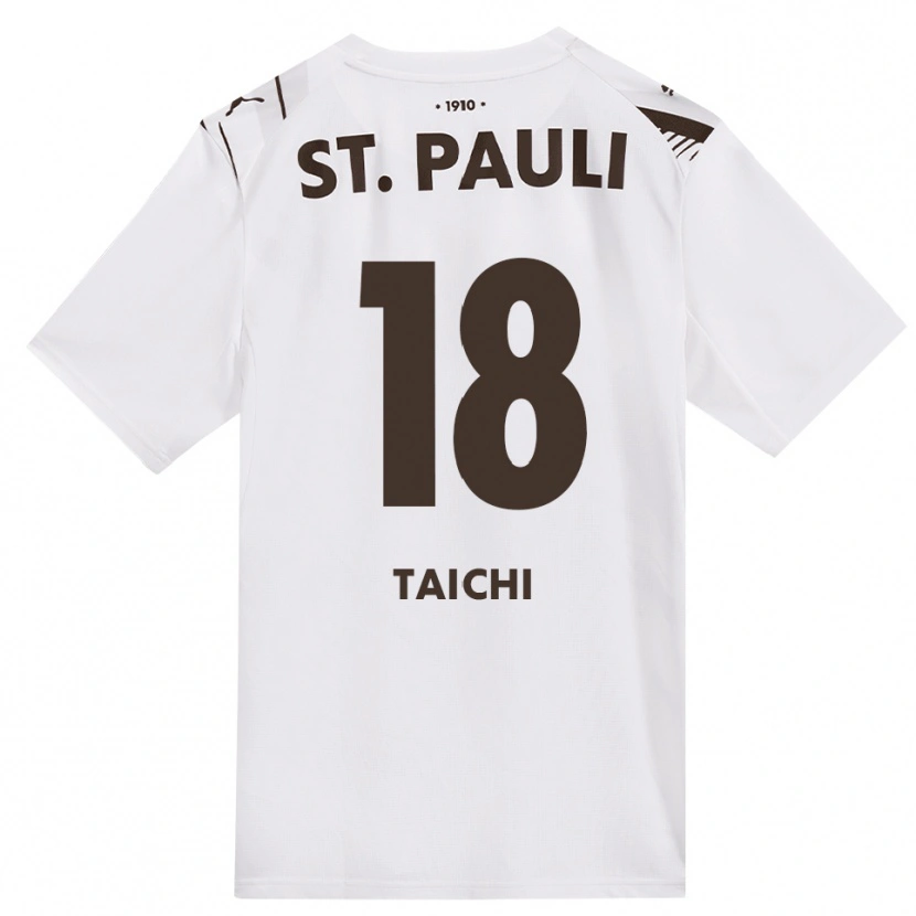 Danxen Heren Taichi Hara #18 Cafe Wit Rood Uitshirt Uittenue 2026/27 T-Shirt België