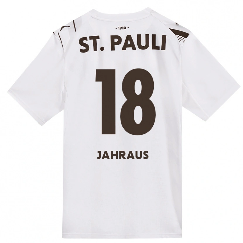 Danxen Heren Luis Jahraus #18 Cafe Wit Rood Uitshirt Uittenue 2026/27 T-Shirt België