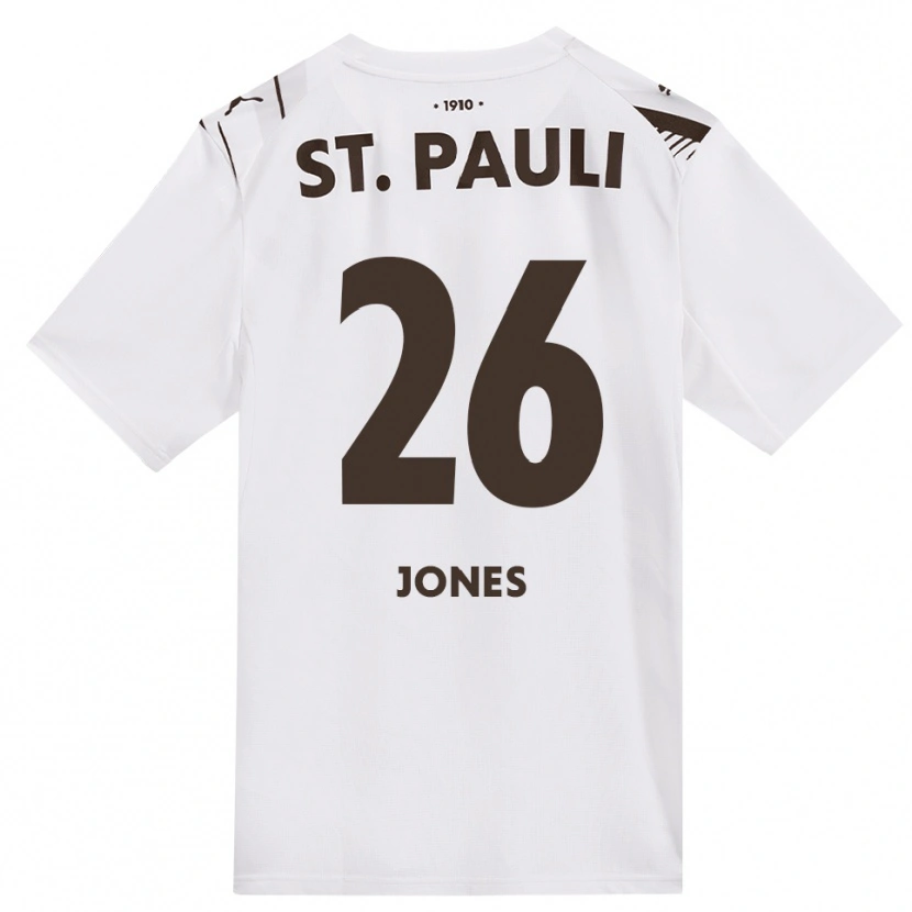 Danxen Heren Ricky-Jade Jones #26 Cafe Wit Rood Uitshirt Uittenue 2026/27 T-Shirt België