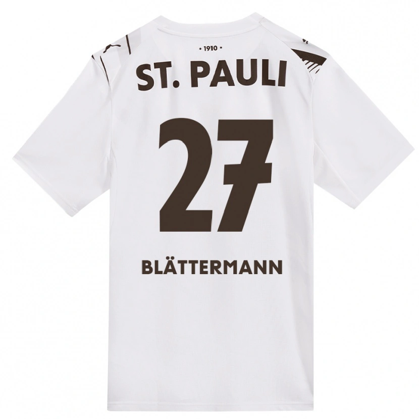 Danxen Heren Levin Blättermann #27 Cafe Wit Rood Uitshirt Uittenue 2026/27 T-Shirt België