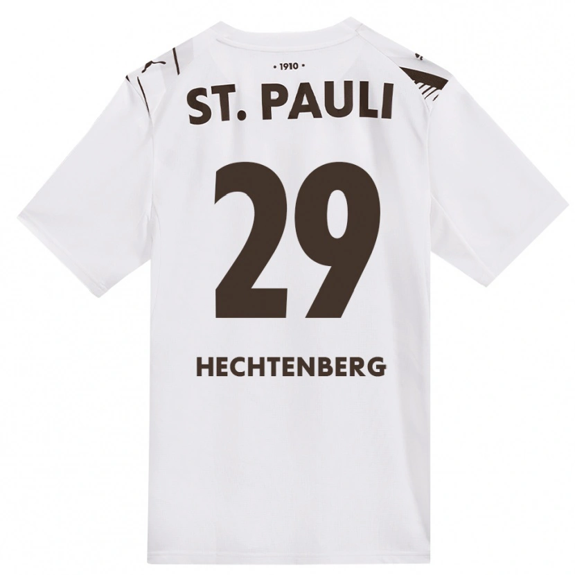 Danxen Heren Julia Hechtenberg #29 Cafe Wit Rood Uitshirt Uittenue 2026/27 T-Shirt België