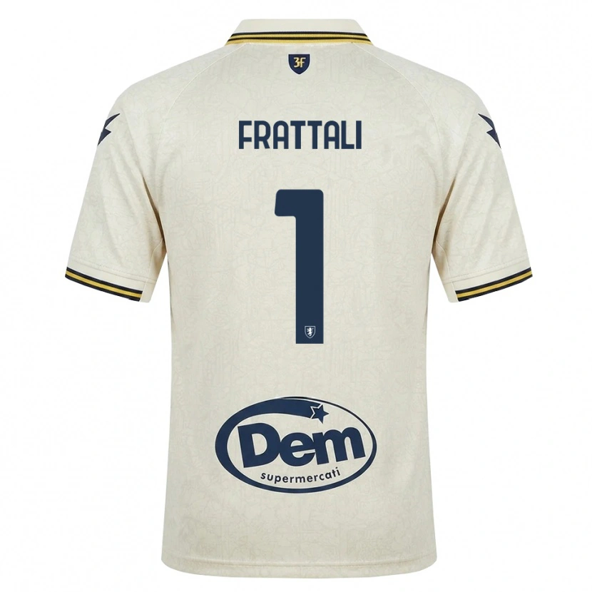 Danxen Heren Pierluigi Frattali #1 Oldlace Geel Zwart Uitshirt Uittenue 2026/27 T-Shirt België