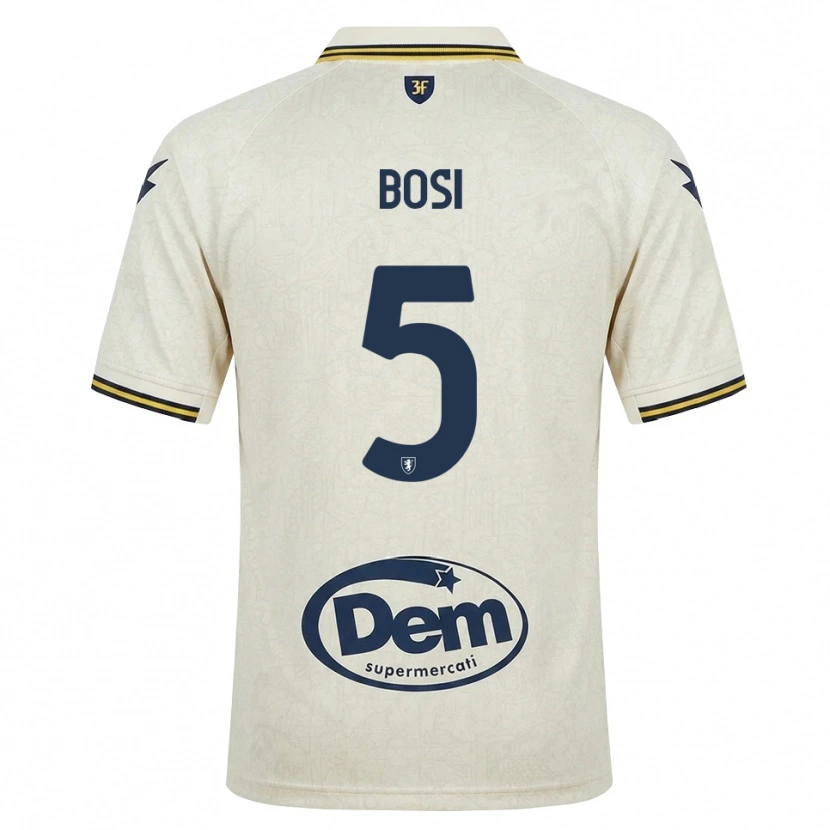 Danxen Heren Giorgio Bosi #5 Oldlace Geel Zwart Uitshirt Uittenue 2026/27 T-Shirt België
