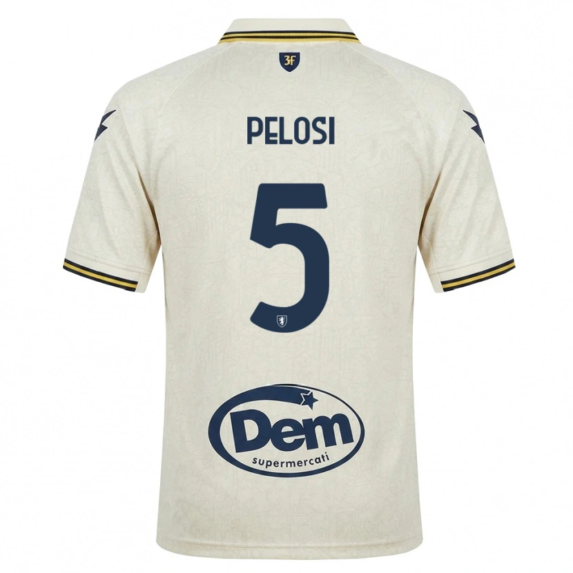 Danxen Heren Dario Pelosi #5 Oldlace Geel Zwart Uitshirt Uittenue 2026/27 T-Shirt België