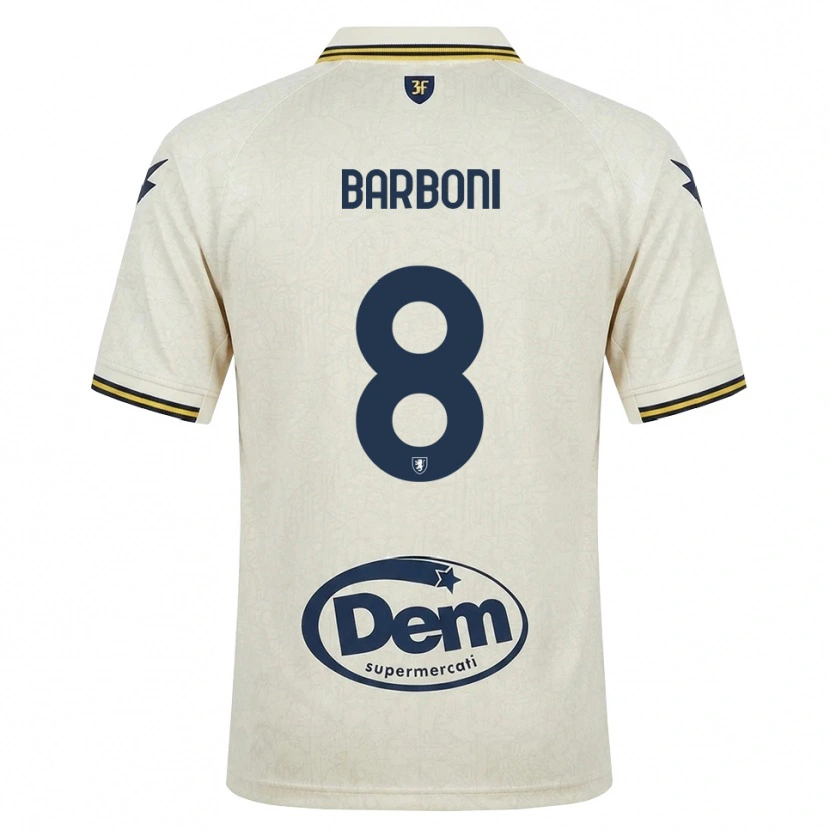 Danxen Heren David Barboni #8 Oldlace Geel Zwart Uitshirt Uittenue 2026/27 T-Shirt België