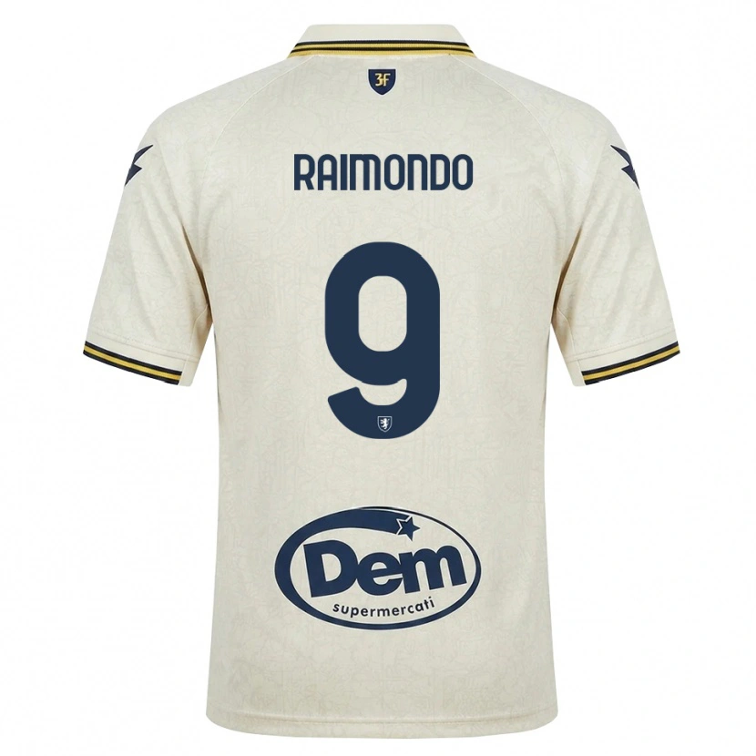 Danxen Heren Antonio Raimondo #9 Oldlace Geel Zwart Uitshirt Uittenue 2026/27 T-Shirt België