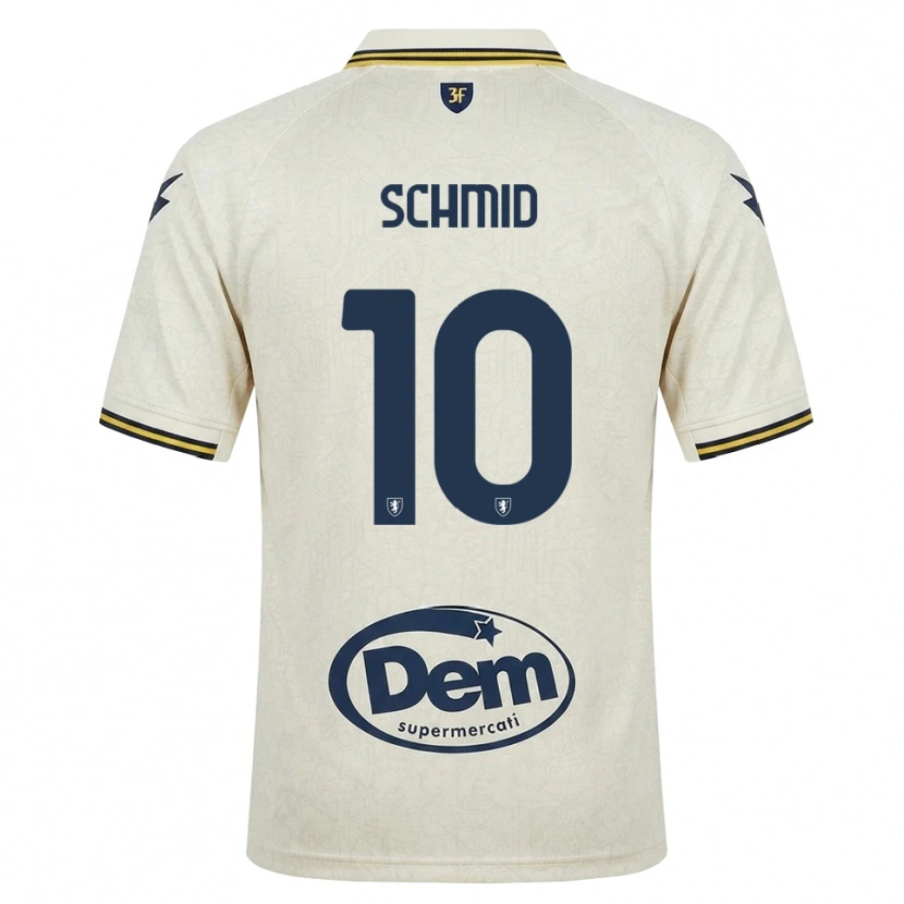 Danxen Heren Romano Schmid #10 Oldlace Geel Zwart Uitshirt Uittenue 2026/27 T-Shirt België