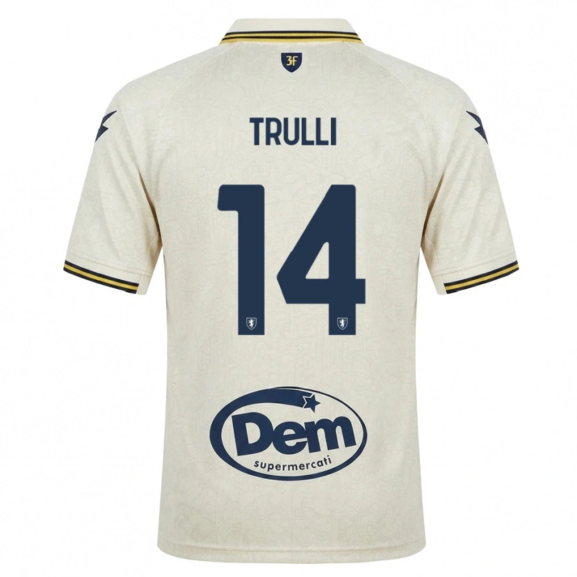 Danxen Heren Lorenzo Trulli #14 Oldlace Geel Zwart Uitshirt Uittenue 2026/27 T-Shirt België