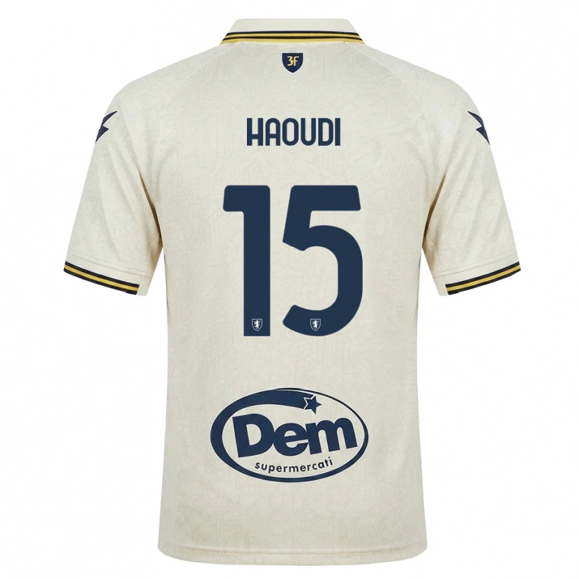 Danxen Heren Hamza Haoudi #15 Oldlace Geel Zwart Uitshirt Uittenue 2026/27 T-Shirt België