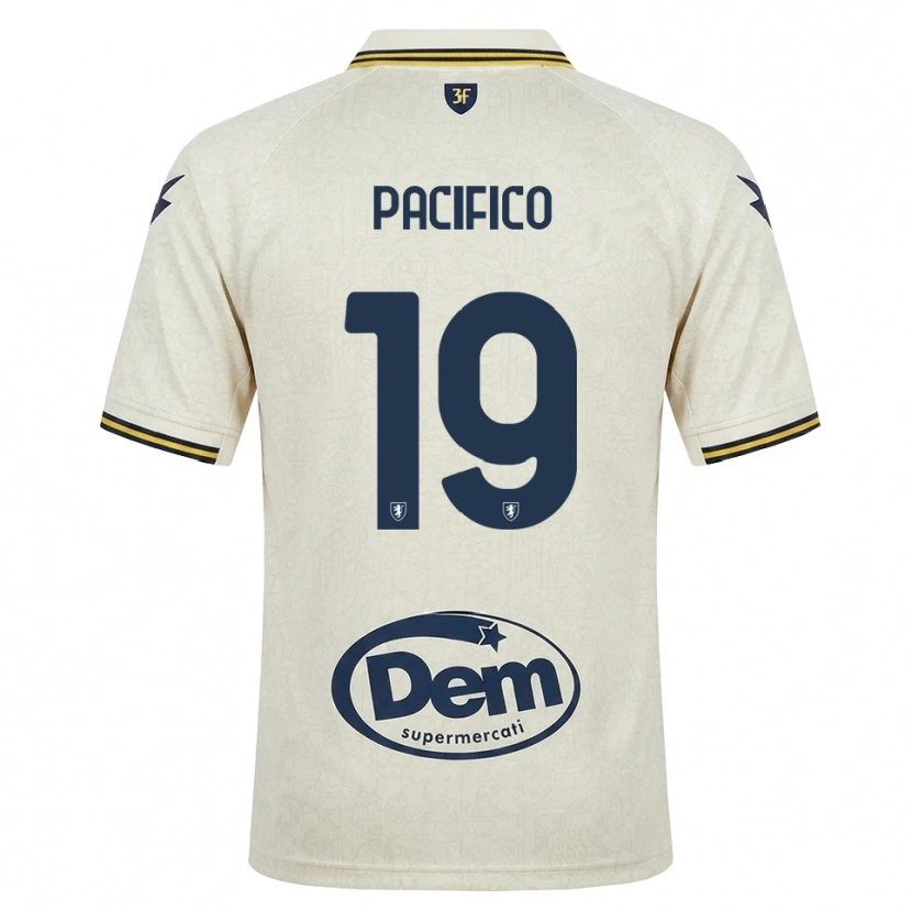 Danxen Heren Flavio Pacifico #19 Oldlace Geel Zwart Uitshirt Uittenue 2026/27 T-Shirt België