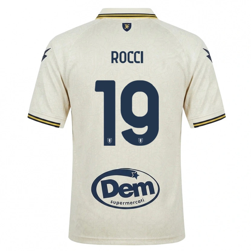 Danxen Heren Valerio Rocci #19 Oldlace Geel Zwart Uitshirt Uittenue 2026/27 T-Shirt België