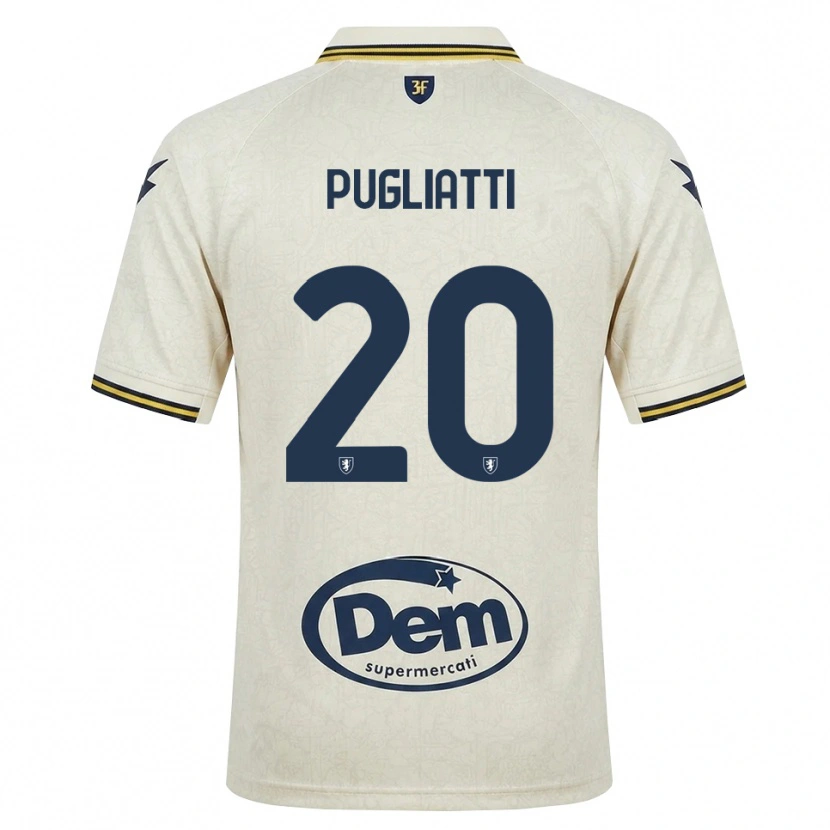 Danxen Heren Davide Pugliatti #20 Oldlace Geel Zwart Uitshirt Uittenue 2026/27 T-Shirt België