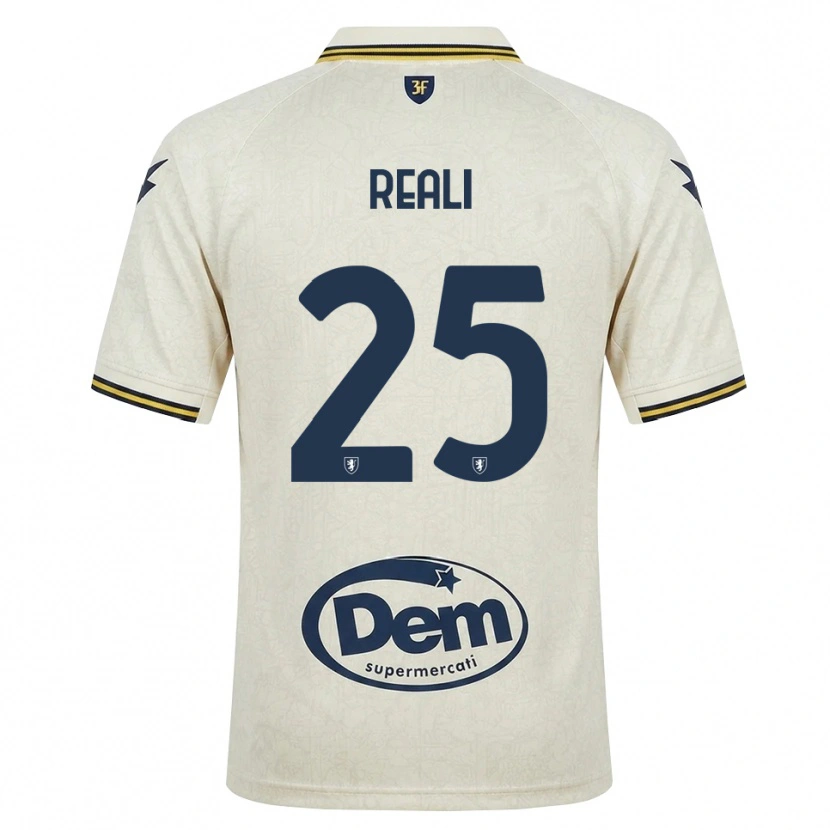 Danxen Heren Tommaso Reali #25 Oldlace Geel Zwart Uitshirt Uittenue 2026/27 T-Shirt België