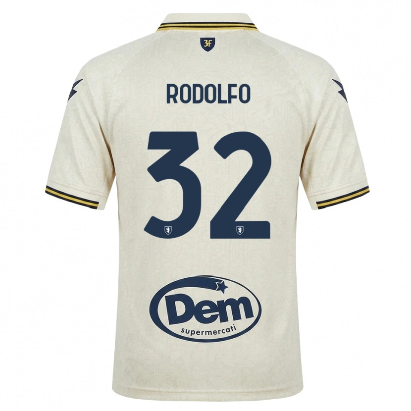 Danxen Heren Luca Rodolfo #32 Oldlace Geel Zwart Uitshirt Uittenue 2026/27 T-Shirt België