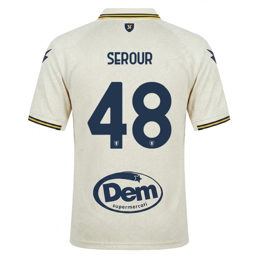 Danxen Heren Mohamed Serour #48 Oldlace Geel Zwart Uitshirt Uittenue 2026/27 T-Shirt België