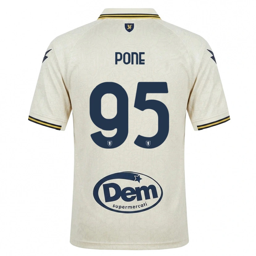 Danxen Heren Cristian Pone #95 Oldlace Geel Zwart Uitshirt Uittenue 2026/27 T-Shirt België