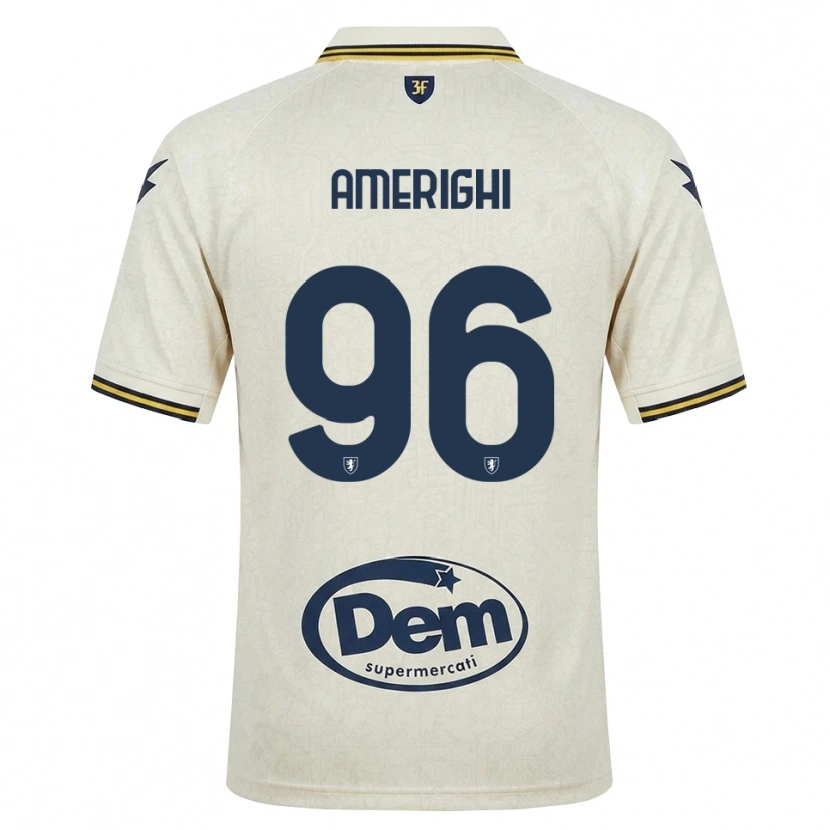 Danxen Heren Igor Amerighi #96 Oldlace Geel Zwart Uitshirt Uittenue 2026/27 T-Shirt België