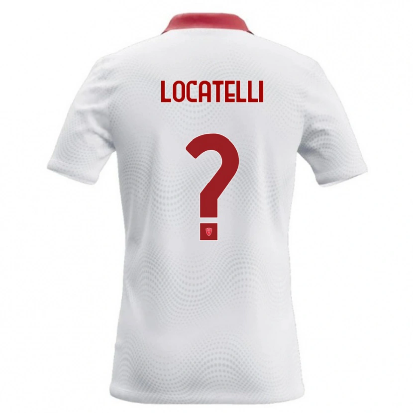 Danxen Heren Matteo Locatelli #0 Wit Rood Uitshirt Uittenue 2026/27 T-Shirt België